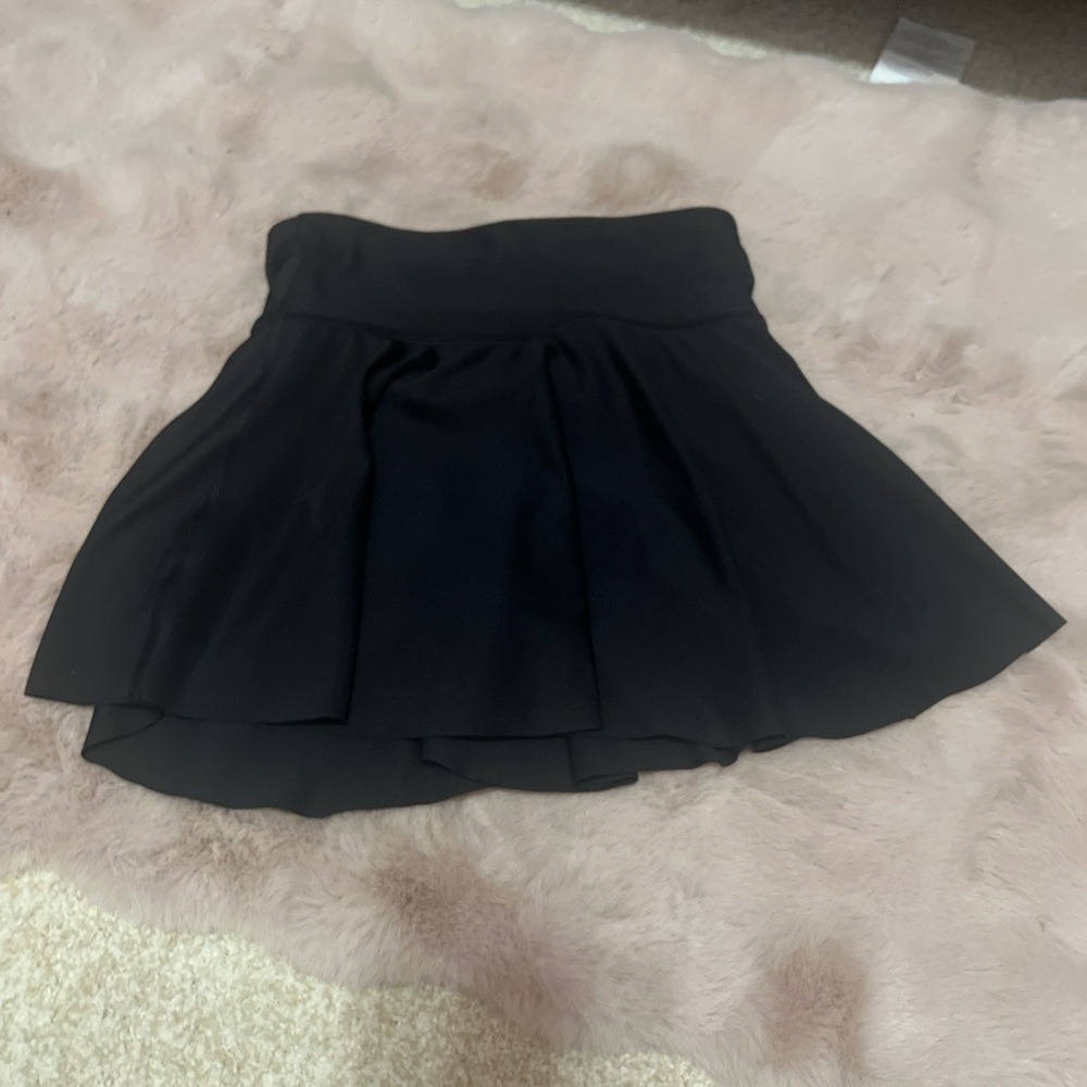 Black tennis skirt